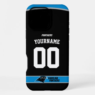 Personalisiert Panthers Jersey American Football iPhone 16 Pro Max Hülle