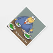 Personalisiert Paper Luncheon Napkin Serviette (Ecke)