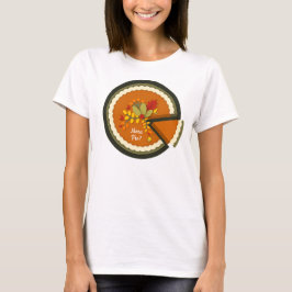 Personalisiert Papercut Pumpkin Pie T-Shirt