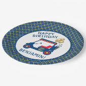 Personalisiert Pappteller (Schrägansicht)