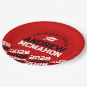 Personalisiert Pappteller (Schrägansicht)