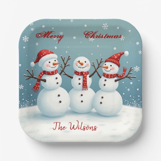 Personalisiert Pappteller (Vorderseite)