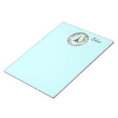 Personalisiert Paris Französischer Eiffelturm Notizblock (angewinkelt)