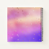 Personalisiert Pastel Baby Journal Notizblock (Rückseite)