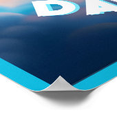 Personalisiert Pastel Baby Lion Wall Art Poster (Ecke)