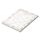 🦋 Personalisiert Pastel Butterfly Notizblock (Rotiert)