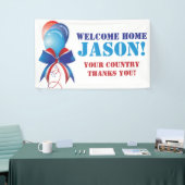 Personalisiert Patriotic Welcome Zuhause Military Banner (Messeveranstaltung)