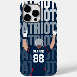 Personalisiert Patriots Jersey American Football Case-Mate iPhone 14 Pro Max Hülle