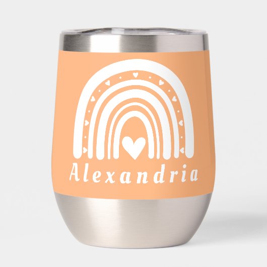 Personalisiert Peach Boho (Rückseite)