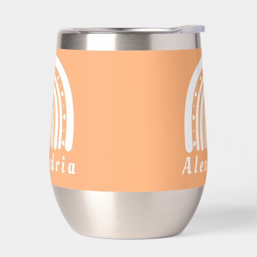 Personalisiert Peach Boho (Links)