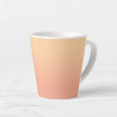Personalisiert Peach Ombre Milchtasse (Rechte Ecke)