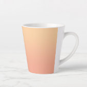 Personalisiert Peach Ombre Milchtasse (Rechts)