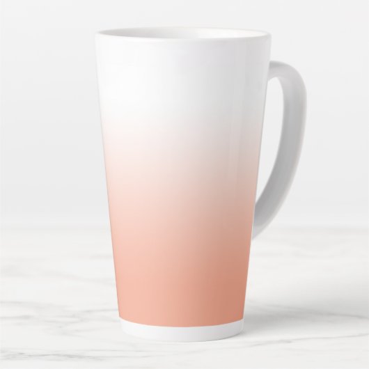 Personalisiert Peach Ombre Milchtasse (Rechte Ecke)
