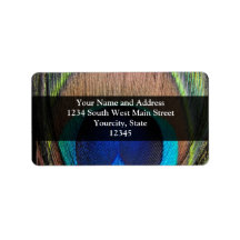 Personalisiert Peacock Feather