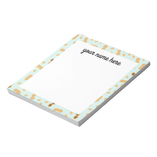 Personalisiert Peanut Notepad Notizblock (Rotiert)