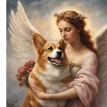 Personalisiert Pembroke Corgi Memorial Keepake