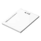 PERSONALISIERT PENCIL Notizblock (Rotiert)