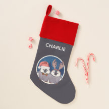 Personalisiert Penguin Couple Christmas