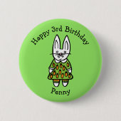 Personalisiert Penny, das Happy Birthday Button (Vorderseite)