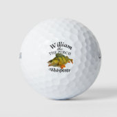 Personalisiert Perch Whisperer Fischer Golfball (Vorderseite)