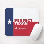 Personalisiert PERFEKT TEXAN Mousepad (Mit Mouse)