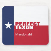 Personalisiert PERFEKT TEXAN Mousepad (Vorne)