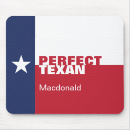 Personalisiert PERFEKT TEXAN Mousepad