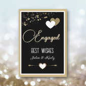 Personalisiert! Perfekte Paare-Verlobung Karte