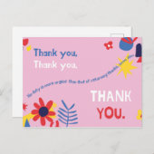 Personalisiert - Persönliches Angebot Vielen Dank Postkarte (Vorne/Hinten)