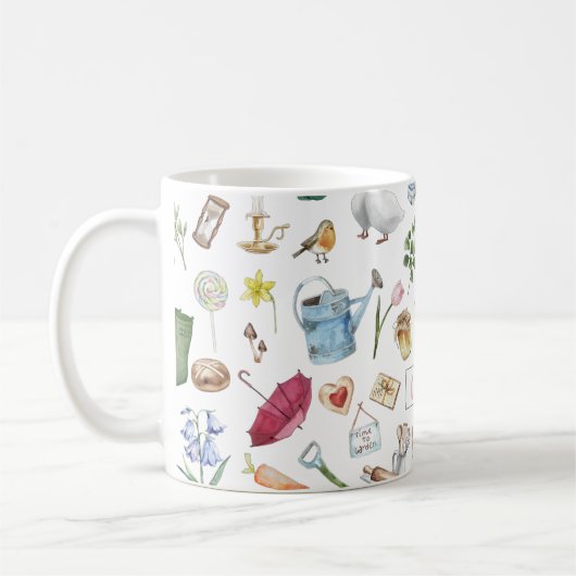 Personalisiert Peter der Kaninchen Kaffeetasse (Links)