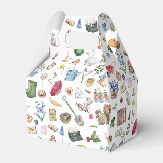 Personalisiert Peter der Rabbit Birthday Gevor Box Geschenkschachtel (Rückseite)