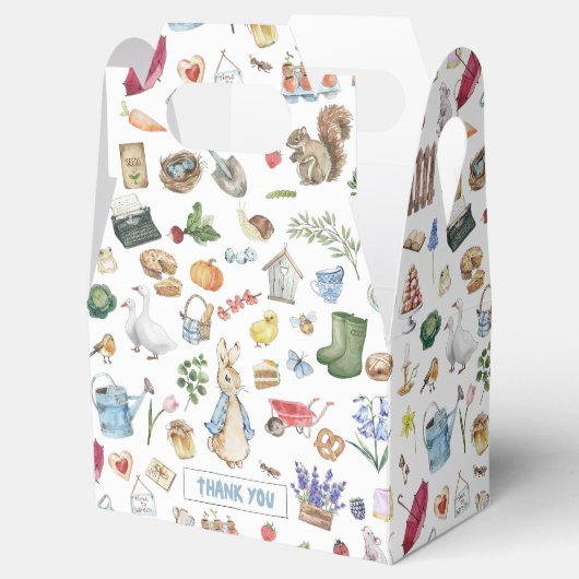 Personalisiert Peter der Rabbit Birthday Gevor Box Geschenkschachtel (Geöffnet)