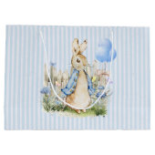 Personalisiert Peter Rabbit Baby Boy Große Geschenktüte (Rückseite)