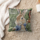 Personalisiert Peter Rabbit Beatrix Potter Kinderz Kissen (Decke)