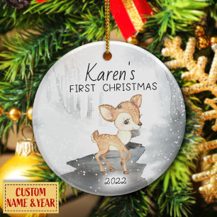 Personalisiert Peter Rabbit mein erster Weihnachts Keramik Ornament
