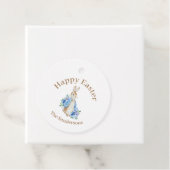 Personalisiert Peter Rabbit Wasserfarbenfroher Ost Geschenkanhänger (Beispiel)