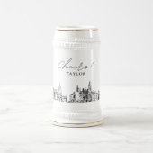 Personalisiert Philadelphia Gift Skyline Beer Stei Bierglas (Mittel)