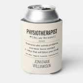 Personalisiert Physiotherapeut Funny Dosenkühler (Kanne Rückseite)