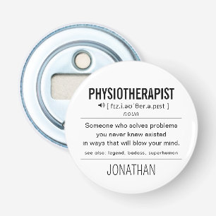 Personalisiert Physiotherapeut Funny Flaschenöffner