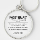Personalisiert Physiotherapeut Funny Schlüsselanhänger (Vorne)