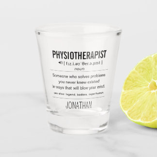 Personalisiert Physiotherapeut Funny Schnapsglas