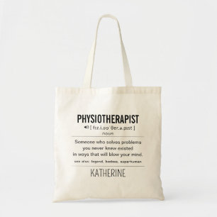 Personalisiert Physiotherapeut Funny Tragetasche