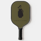 Personalisiert Pickleball | Bachelor Golf Weekend Schläger (Rückseite)