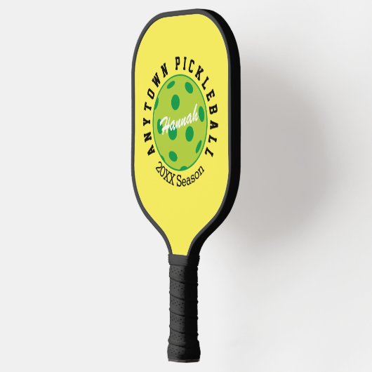 PERSONALISIERT-Pickleball-Gelb Pickleball Schläger (Links)