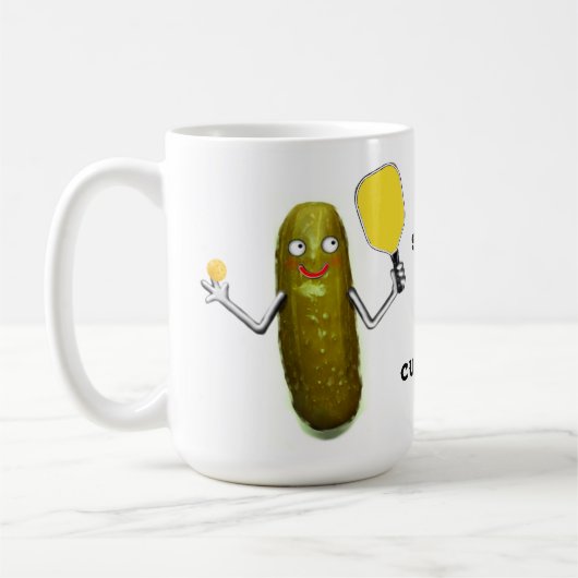 Personalisiert Pickleball Kaffeetasse (Links)