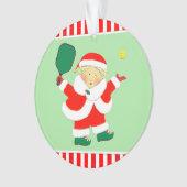 Personalisiert Pickleball Ornament (Vorderseite)