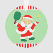 Personalisiert Pickleball Ornament (Vorderseite)