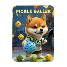 Personalisiert Pickleball Shiba Inu