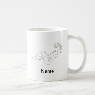 Personalisiert Pilates Keramik Tasse