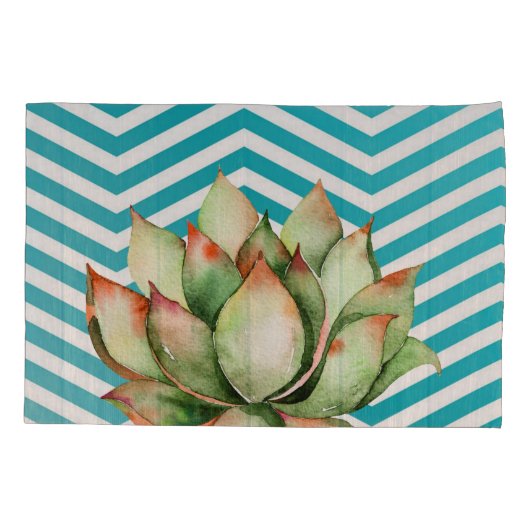 Personalisiert Pillow Hüllen Boho Cacti Cactus Suc Kissenbezug (Rückseite-Links)